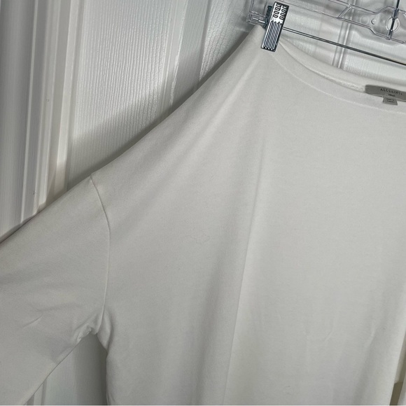 Allsaints Rita Tee in White Lagenlook Contemporary Classic Oversized S - Picture 4 of 9